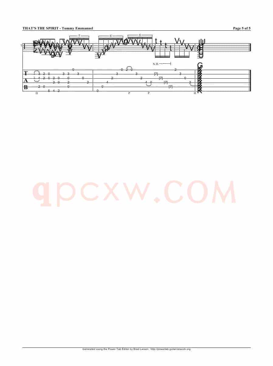 tommy emmanuel：thats the spirit（指弹吉它）