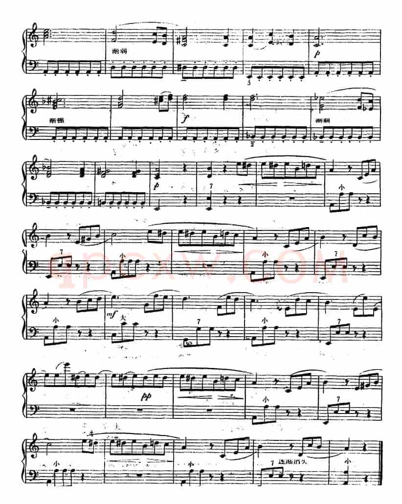 手风琴世界名曲：致爱丽丝