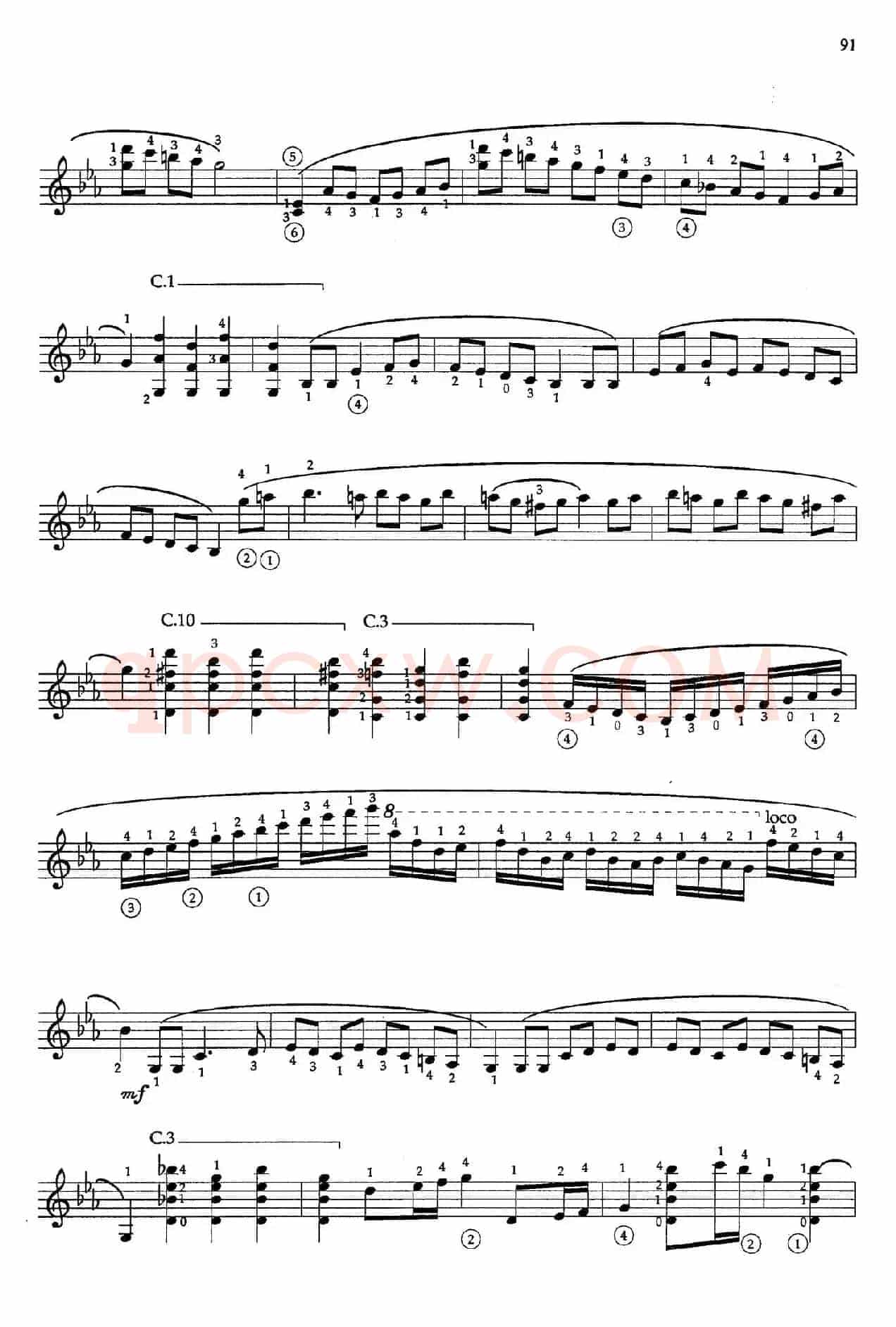 Joaquin Rodrigo Music for Guitar（罗德里戈吉他音乐P90-94（古典吉他）