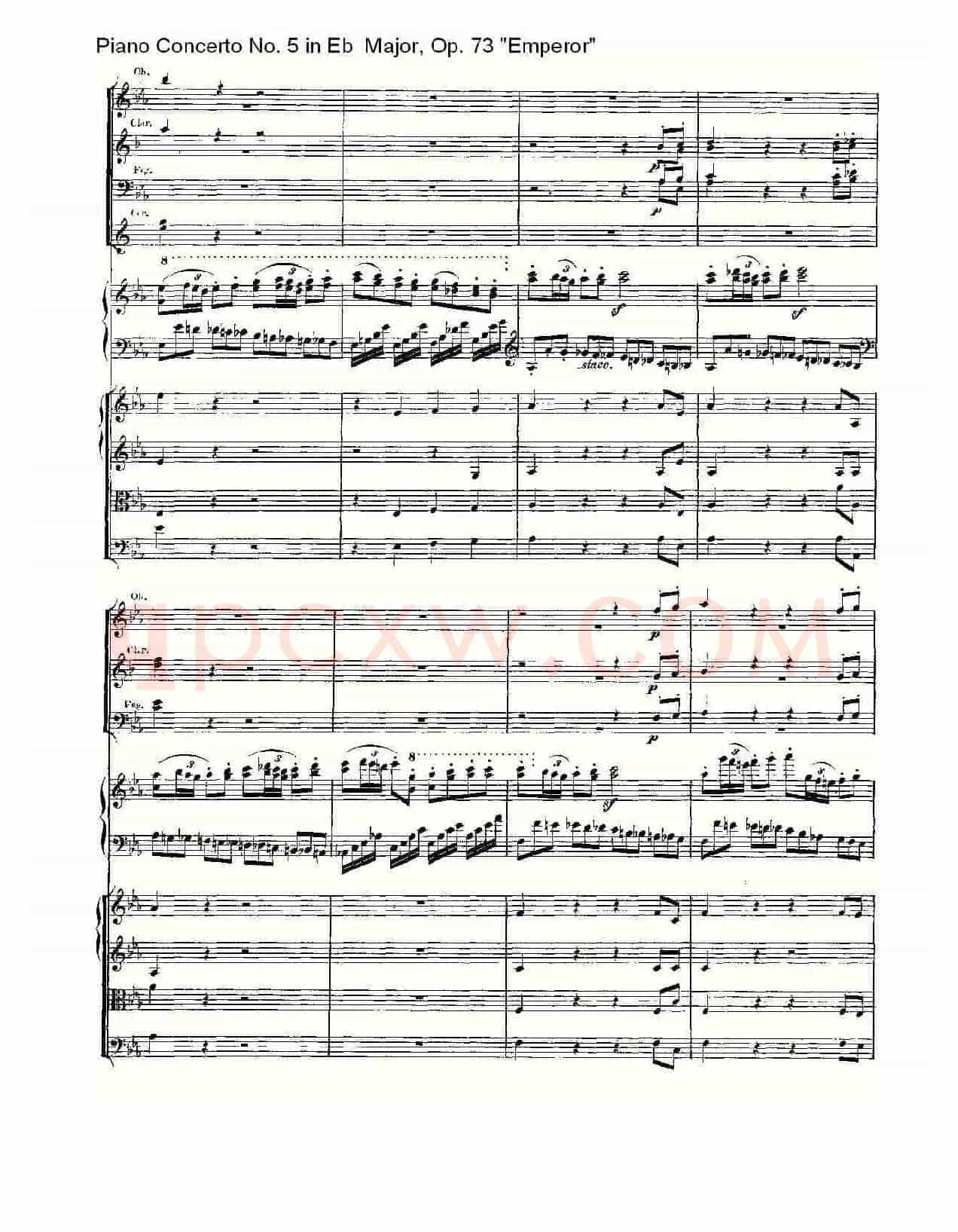 Eb大调钢琴第五协奏曲 Op.73“皇帝” 第一乐章（二）