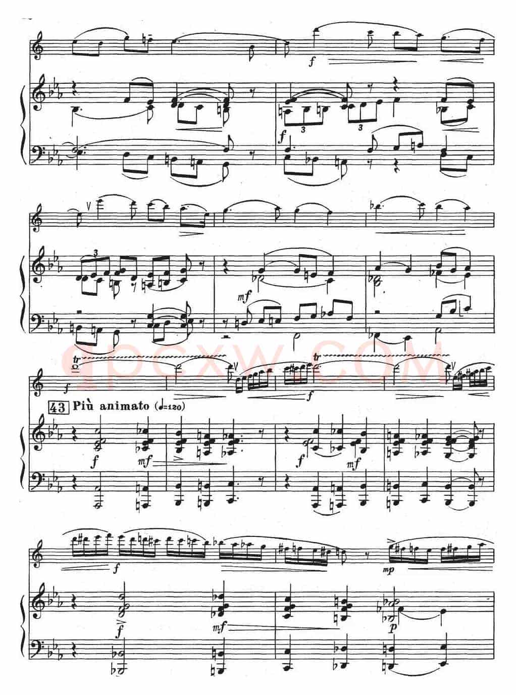 Glazunov Op.109（格拉组诺夫协奏曲Op.109）（萨克斯+钢琴伴奏）