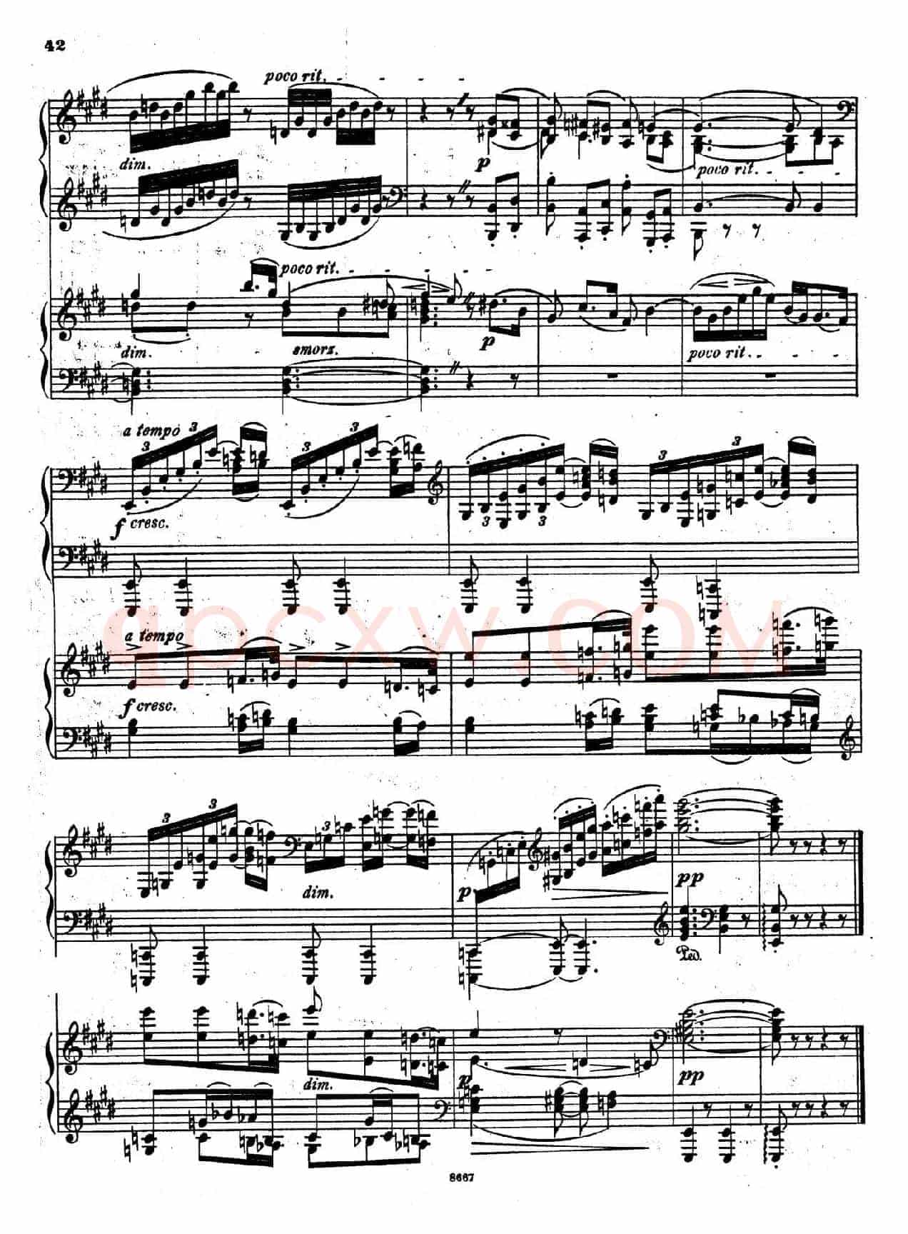 Symphony No.4 in e Minor Op.98(e小调第四交响曲·双钢琴)