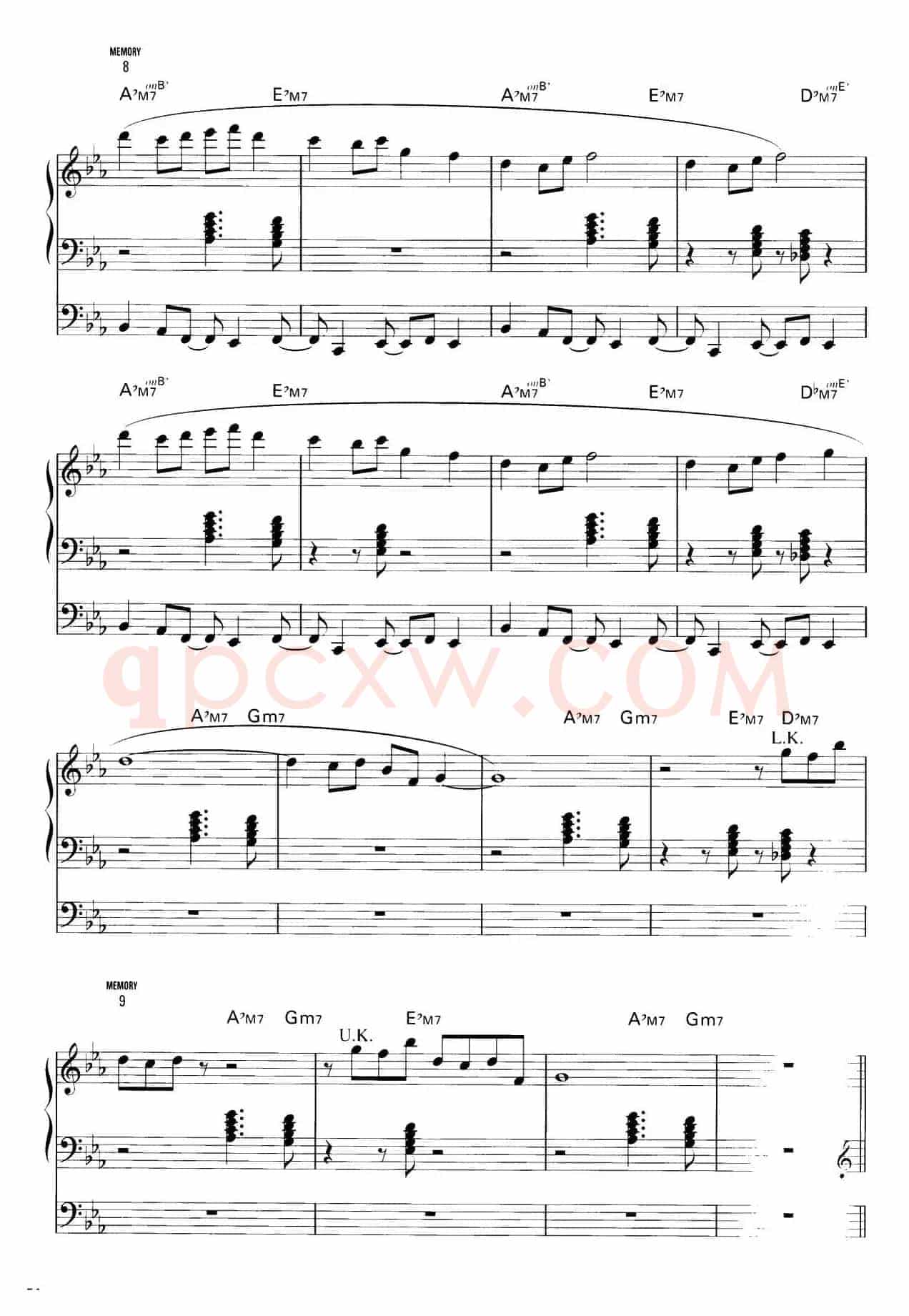 Paradiso（双排键电子琴谱）