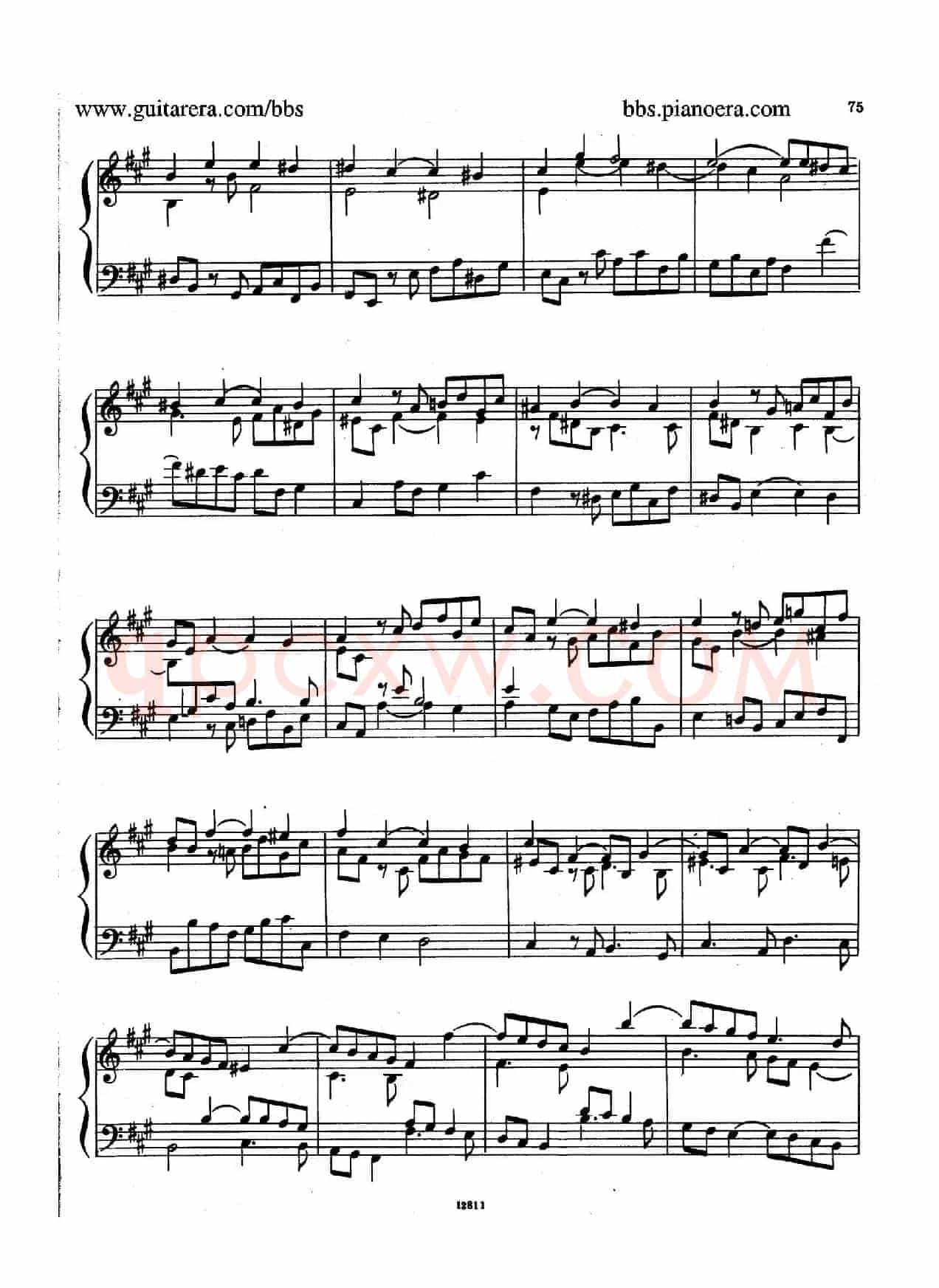 Suite No.6 in f-sharp Minor HWV 431(升f小调第六组曲)