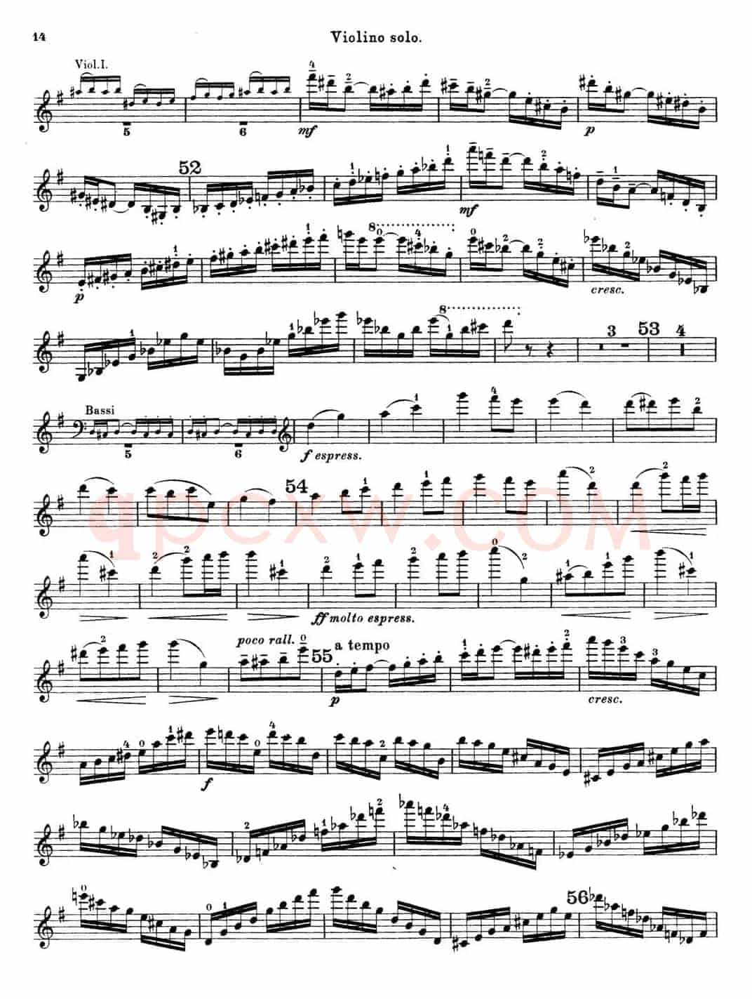 第3号小提琴协奏曲 Op.99（violin concerto no.3）