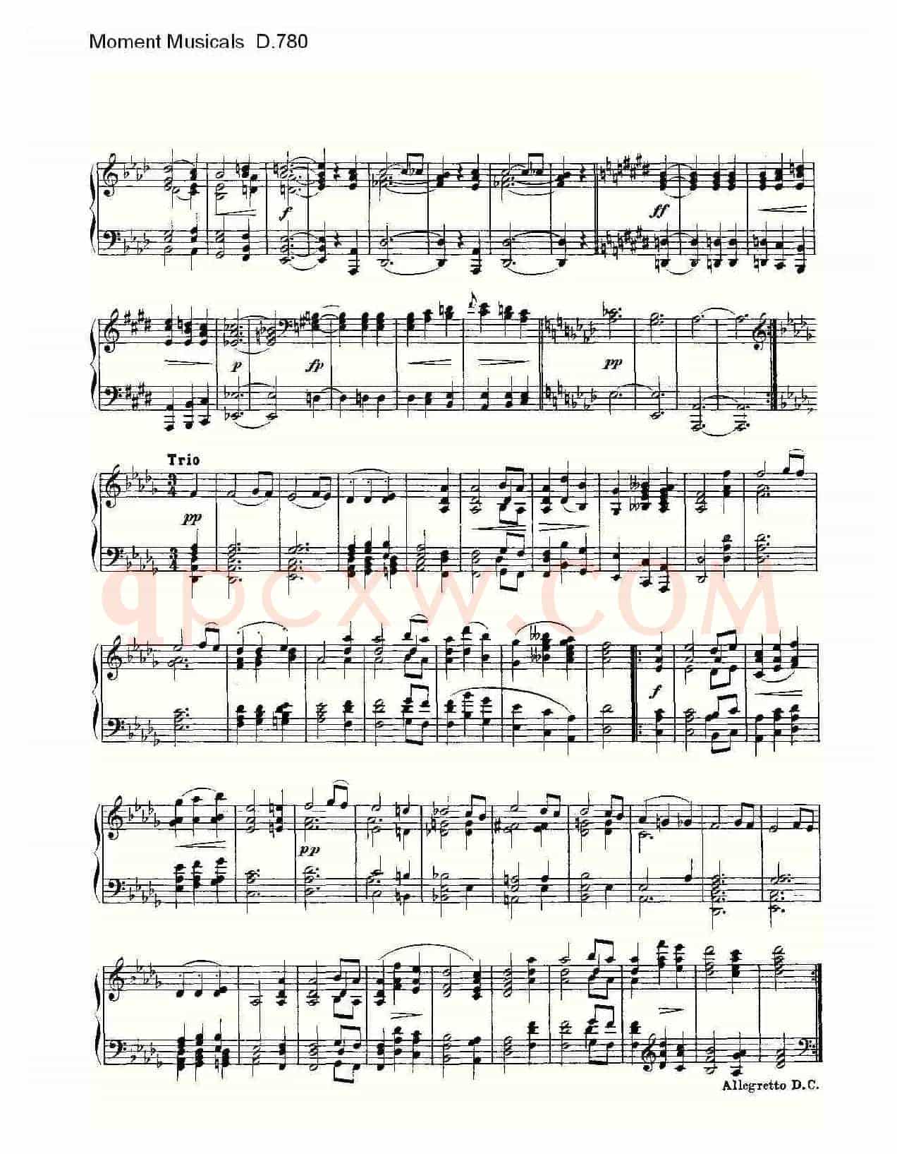 Moment Musicals D.780（6首音乐瞬间）