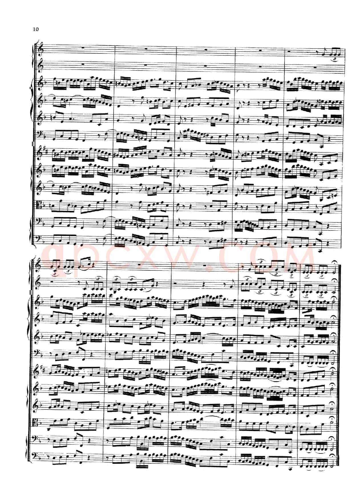 Brandenburg Concerto No.1 in F Major（勃兰登堡协奏曲第一号）