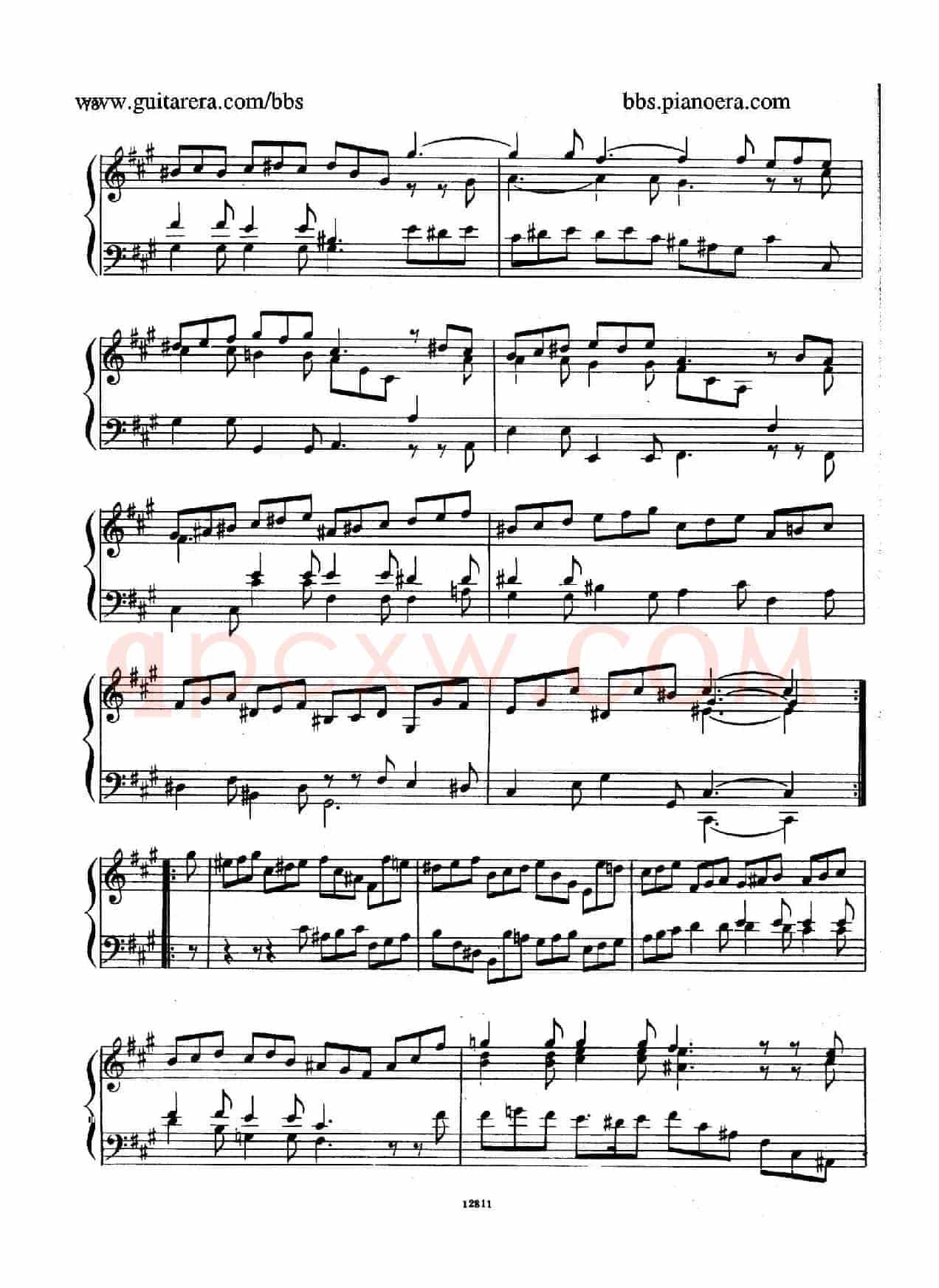 Suite No.6 in f-sharp Minor HWV 431(升f小调第六组曲)