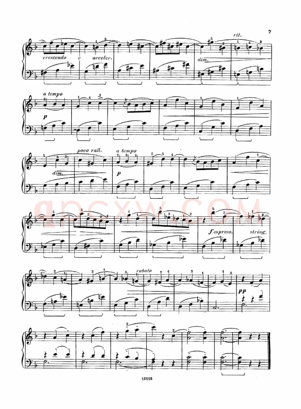 Six Humorous Bagatelles Op.11(6首幽默小品·3)