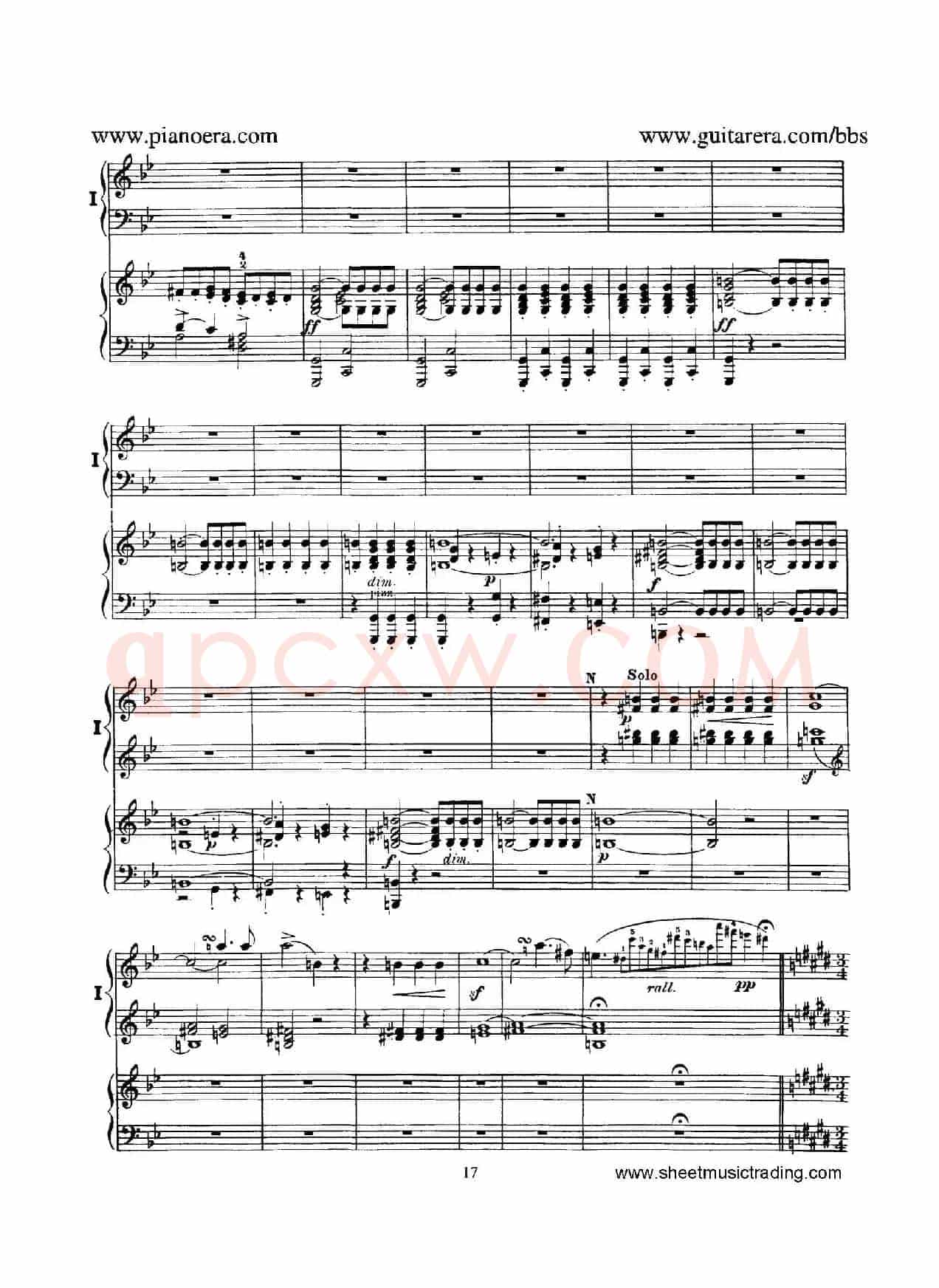 Piano Concerto No.1 in g Minor Op.25(g小调第一钢琴协奏曲·双钢琴)