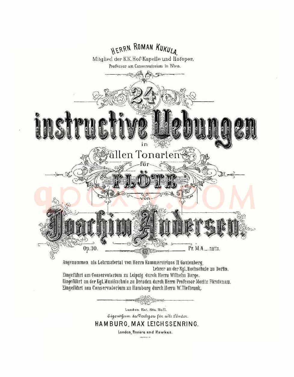 24 instructive Uebungen.Op.30（13—24）