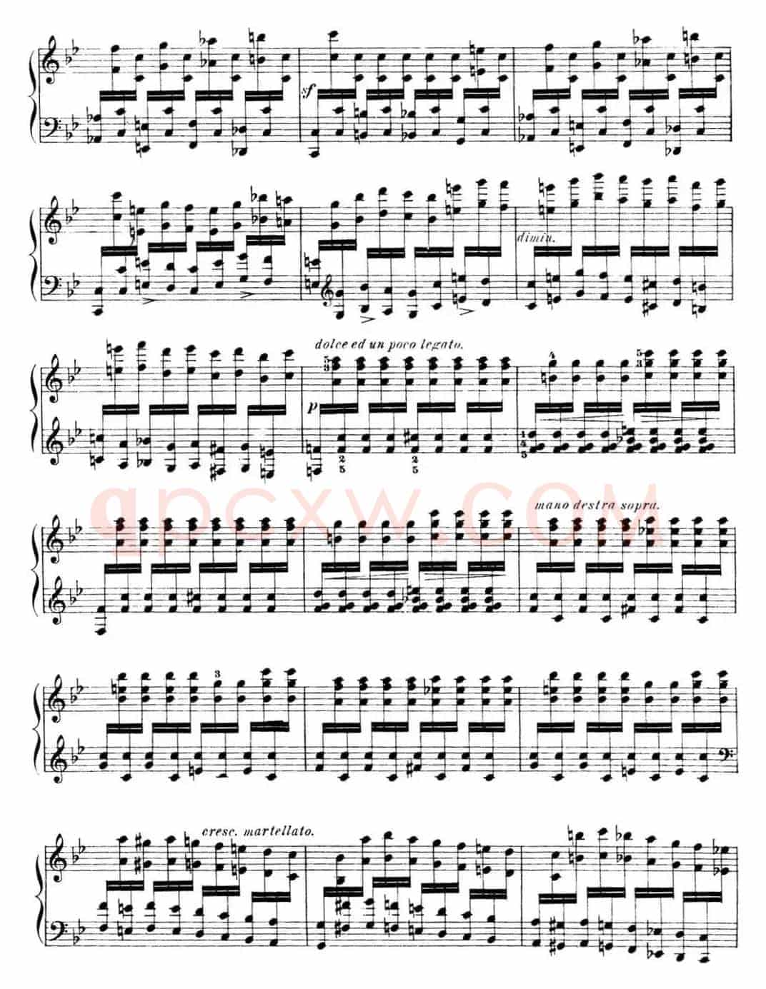 50首车尔尼Op.740钢琴手指灵巧技术练习曲（NO.38）