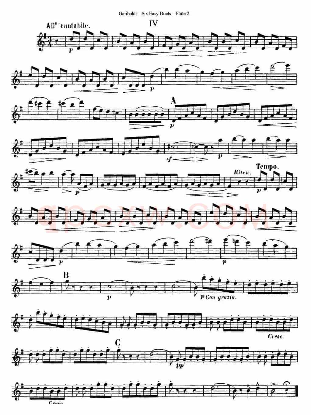 六首简易二重奏作品145号