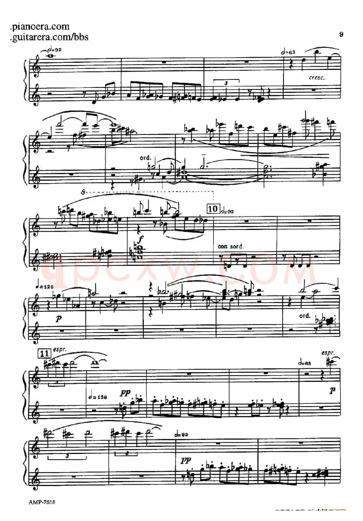 Piano Sonata(钢琴奏鸣曲· 第一乐章)