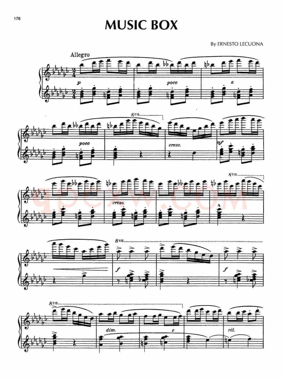 Tres Miniaturas 3首小音画（Music Box）