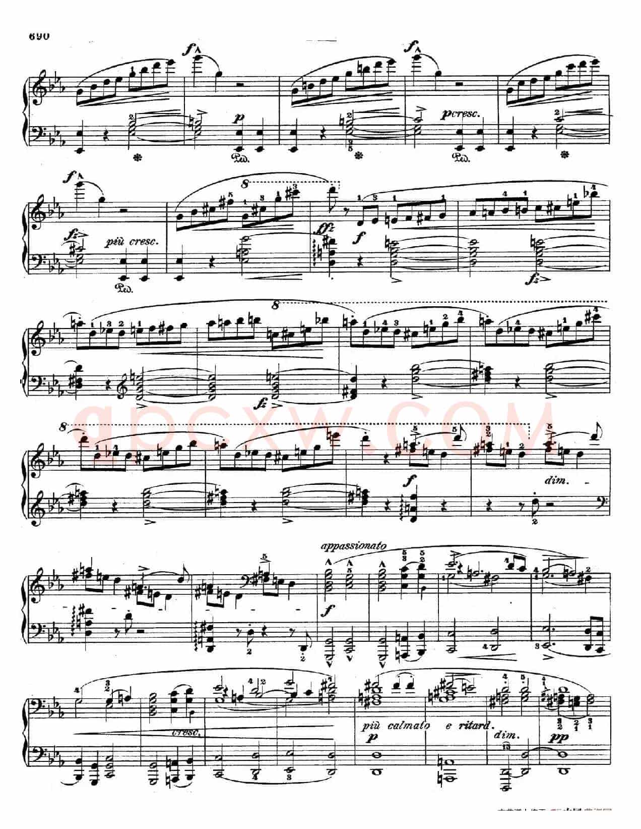 Piano Sonata No.1 in c Minor Op.4 (c小调第一钢琴奏鸣曲)