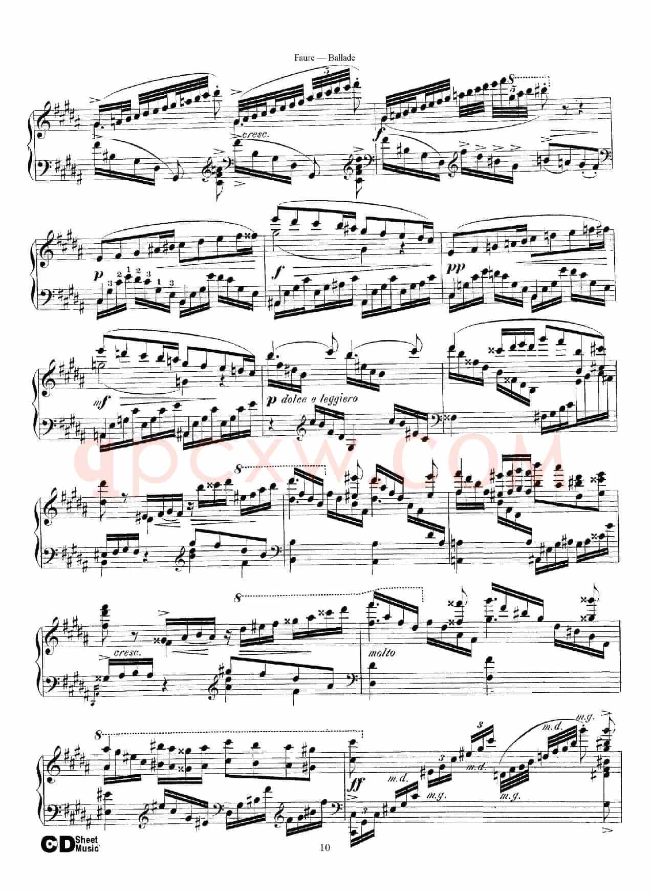 Ballade Op.19（叙事曲）