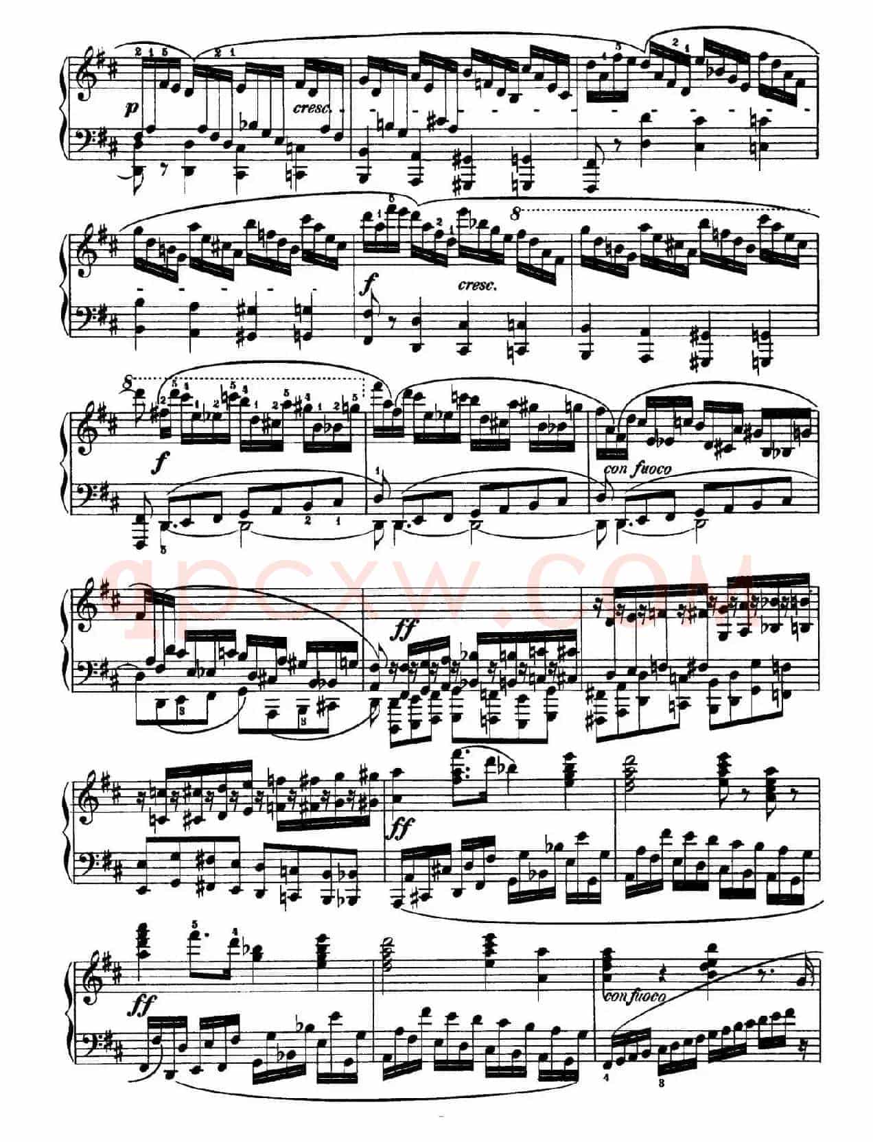 Capriccio Brillante in B Major Op.22(B大调华丽随想曲·钢琴独奏)