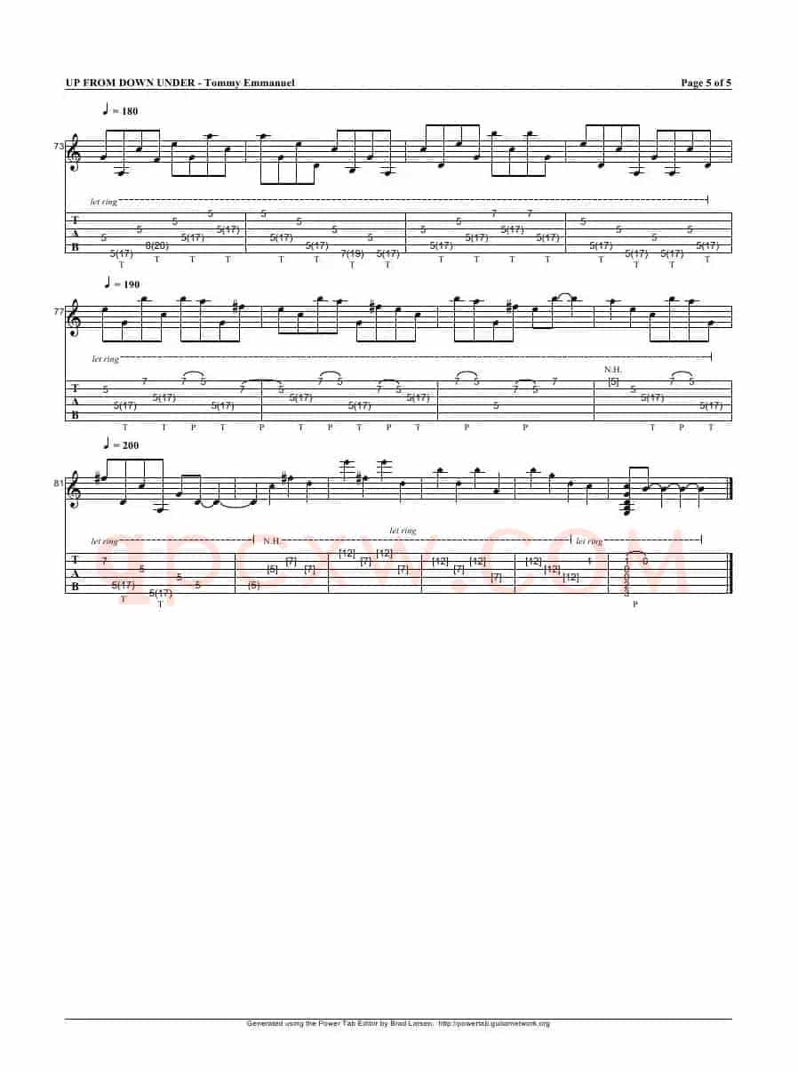 tommy emmanuel：up from down under（指弹吉它）