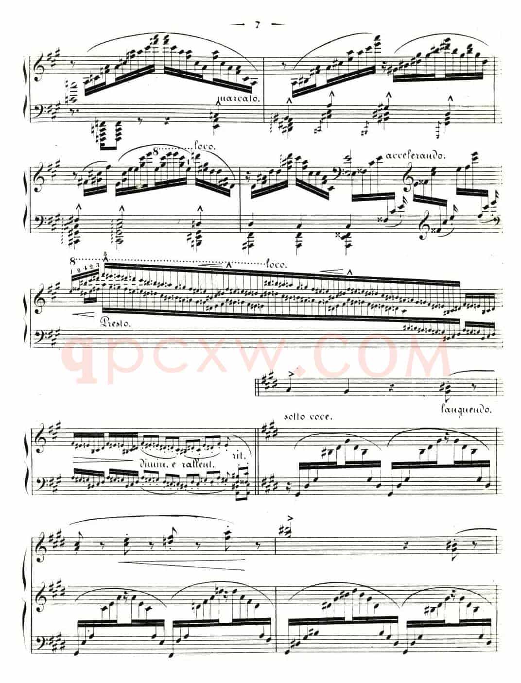 李斯特音乐会练习曲 S144(3 叹息 降D大调 S144 Un sospiro Db major)
