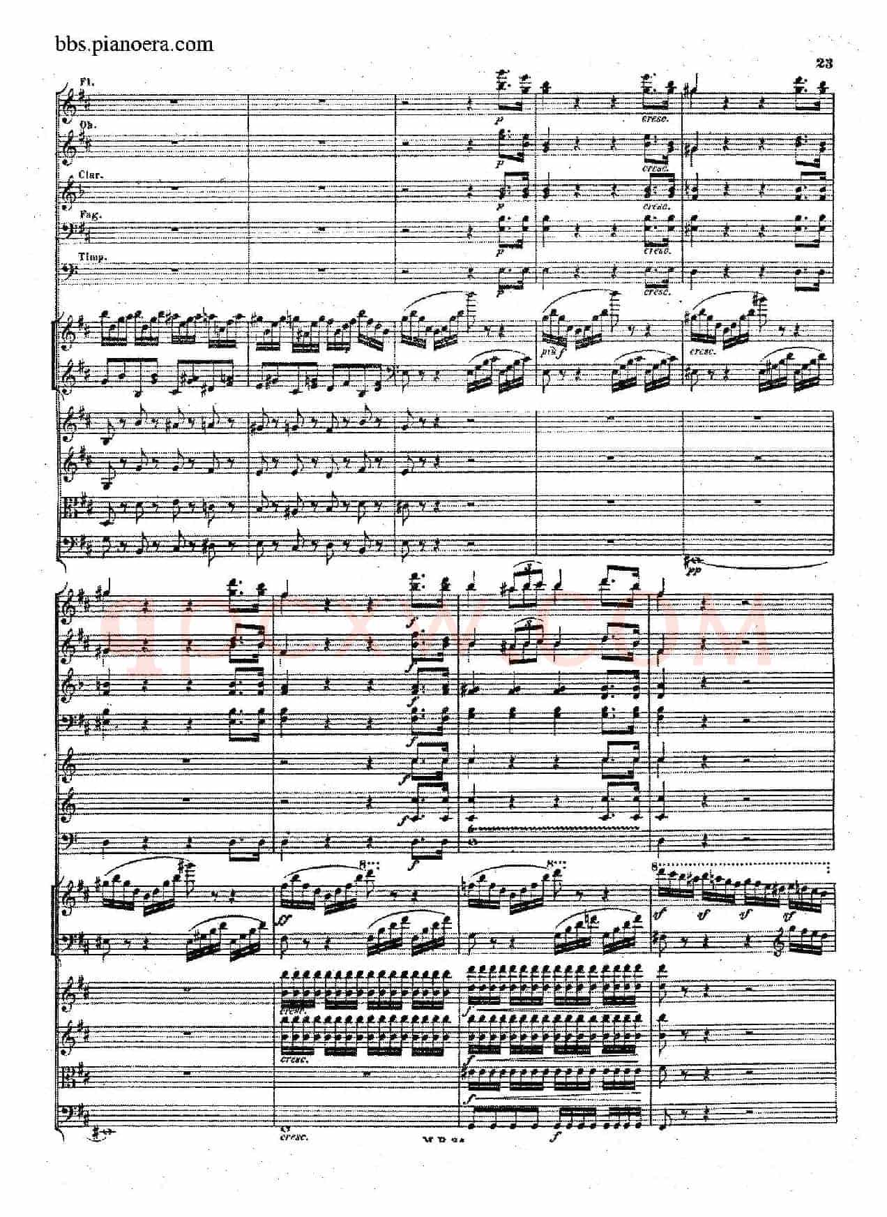 Capriccio Brillante in B Major Op.22(B大调华丽随想曲·钢琴+乐队总谱)