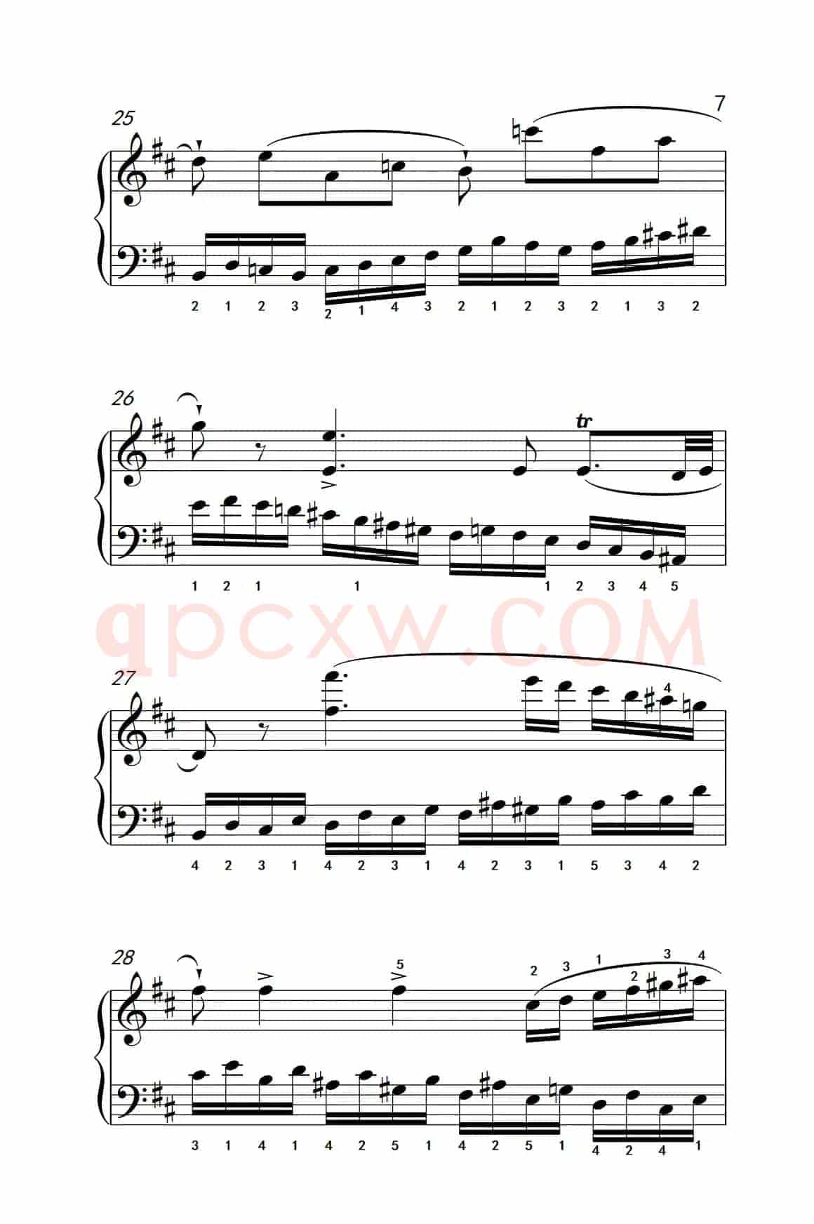 第八级2.练习曲 No.6 （中央音乐学院 钢琴（业余）考级教程 7-9级）