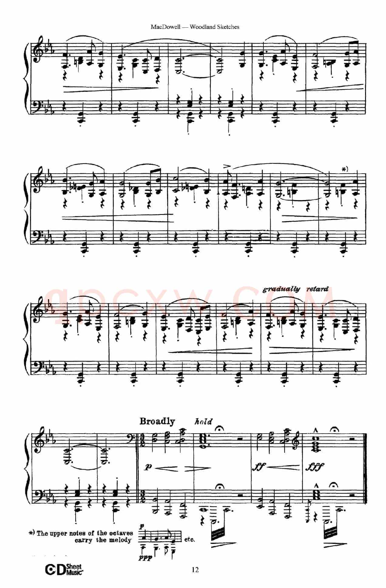 Woodland Sketches Op.51(森林素描·5)