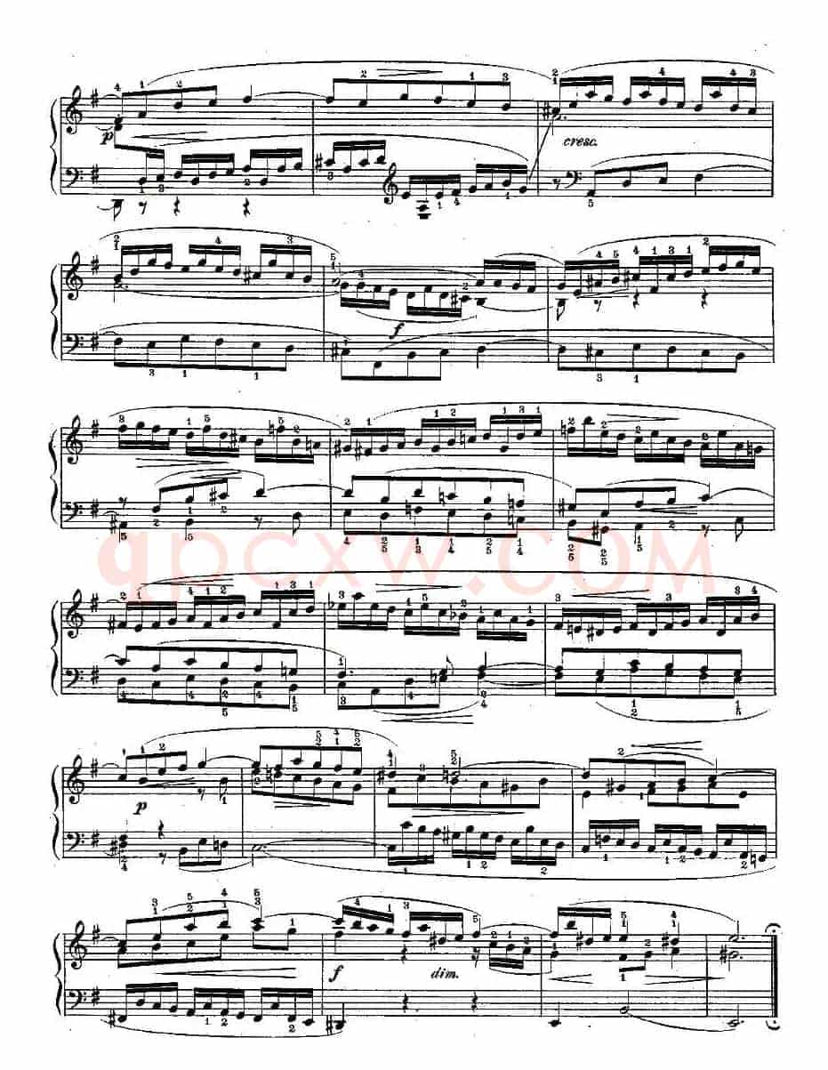 FIFTEEN THREE-PART INVETIONS之七（15首3部创意曲之七）