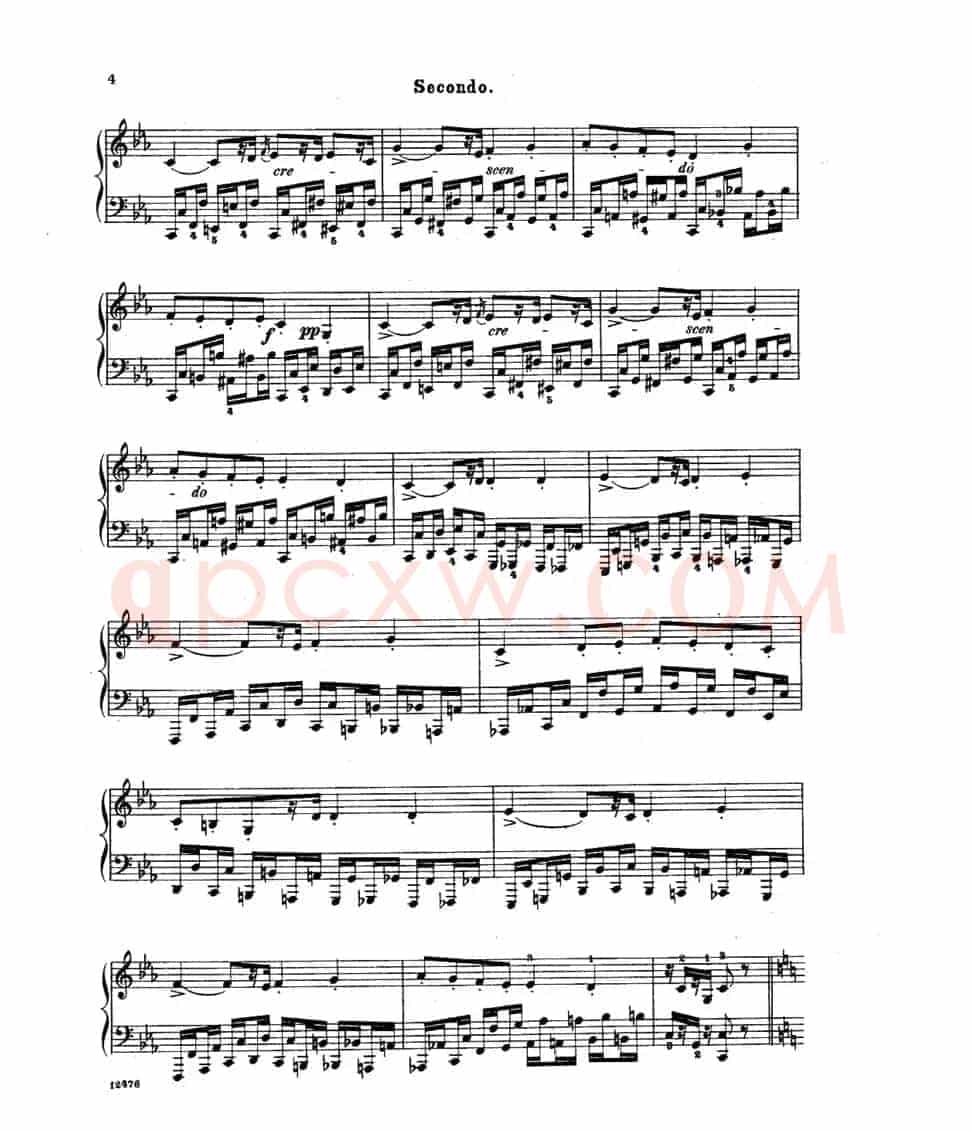 L'Arlesienne Suite No·1（阿莱城姑娘·第一组曲·四手联弹）