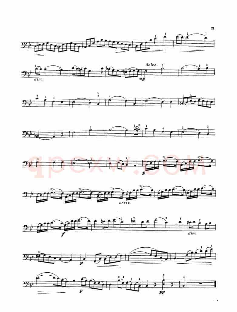 第一奏鸣曲 Op.43（大提琴）
