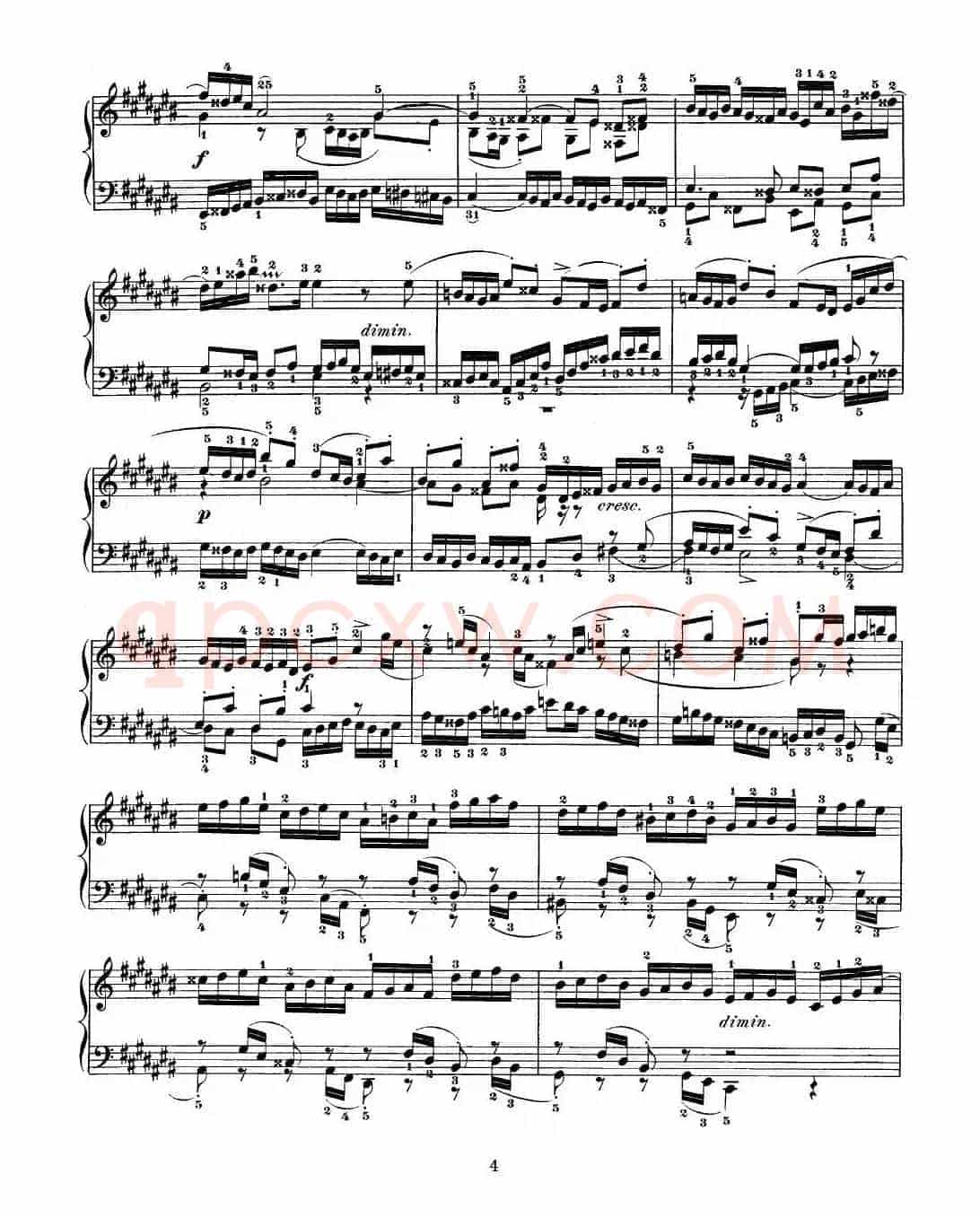 巴赫《平均律钢琴曲集》（Prelude & Fugue-3）