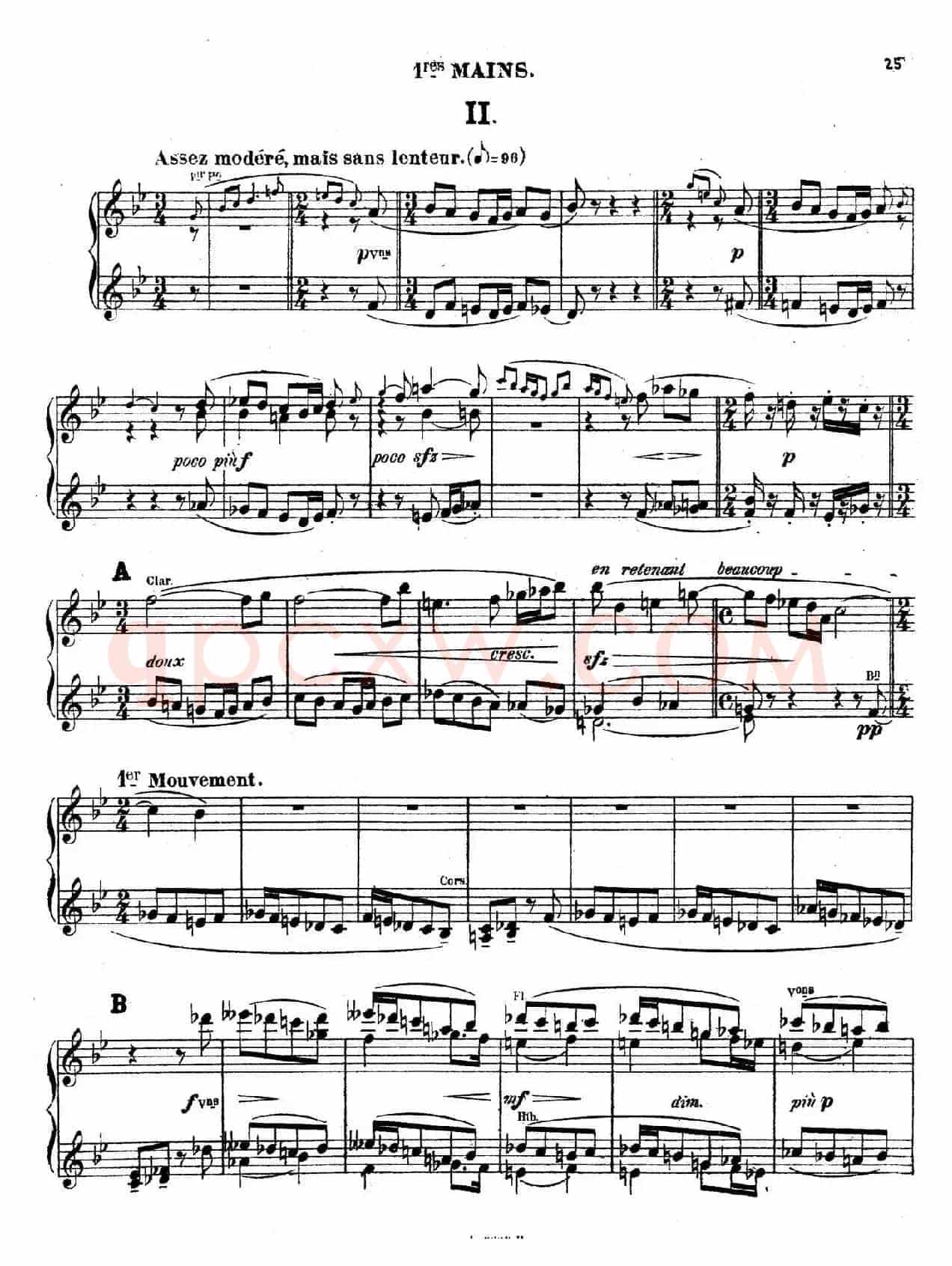 Symphony on a French Mountain Air Op.25(法国山歌交响曲·双钢琴·Ⅱ)