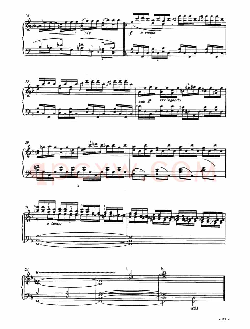 练习曲（林华作曲版）