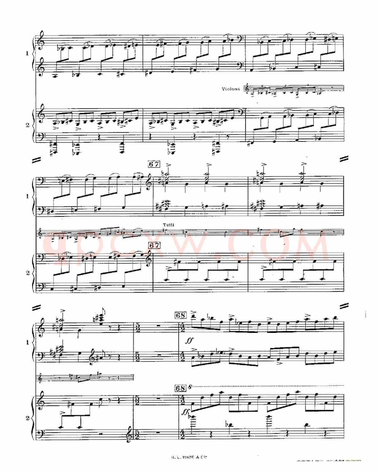 Concerto for 2 Pianos in d Minor(d小调双钢琴协奏曲· 第三乐章)