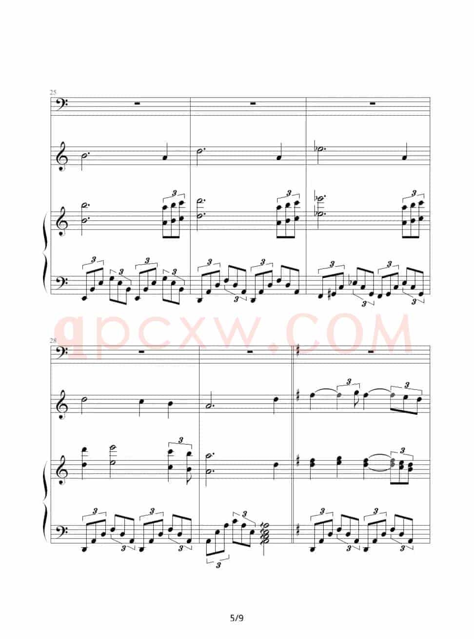 秋夜随想曲（钢琴小提琴合奏）