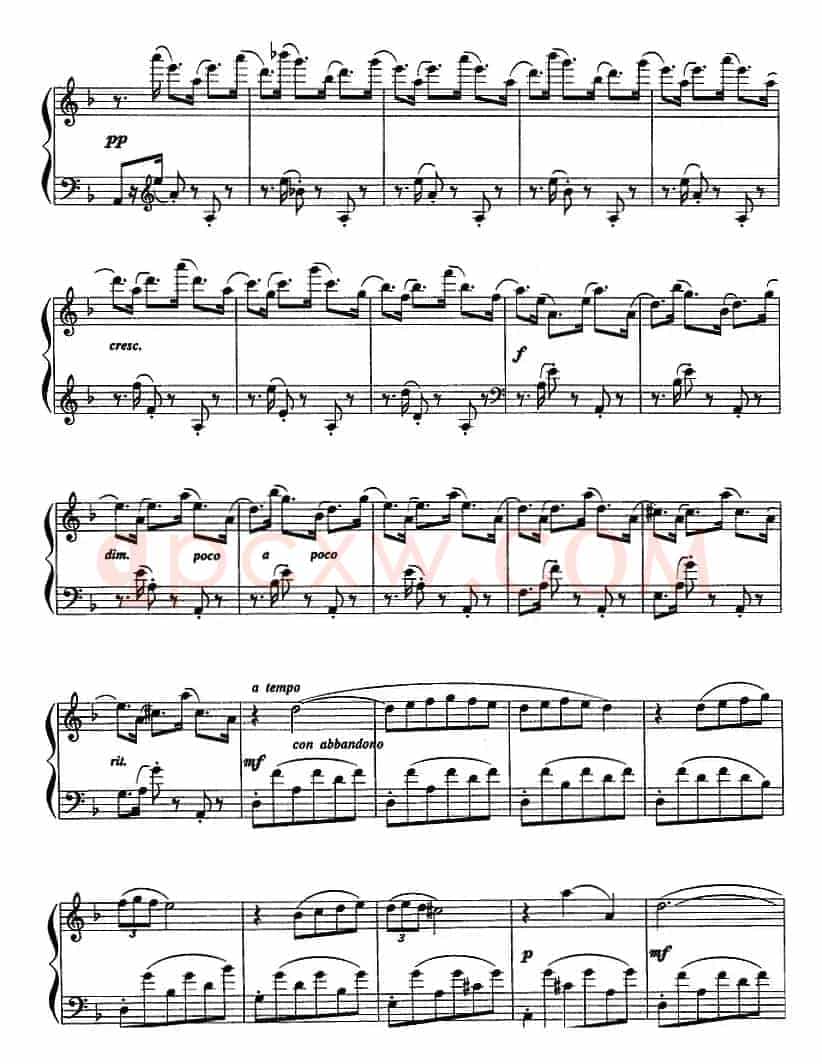 现代钢琴曲：30、安达鲁扎小夜曲