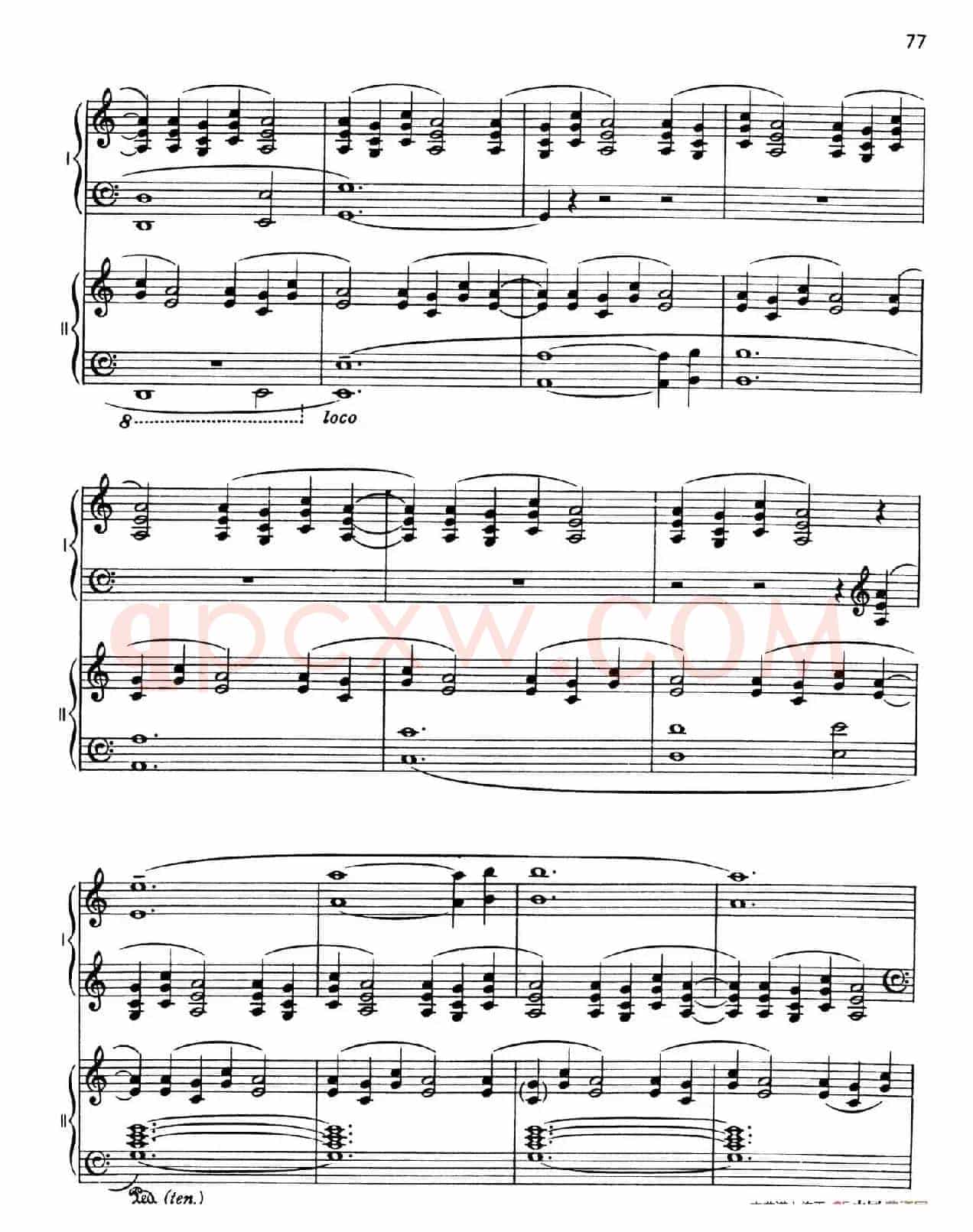 The Planets Op.32(双钢琴)(行星·第五乐章 土星—老年使者)