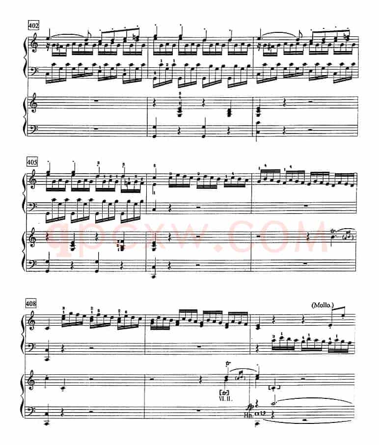 钢琴教程第八级 大型乐曲（C大调第一钢琴协奏曲 Op.15 第一乐章）