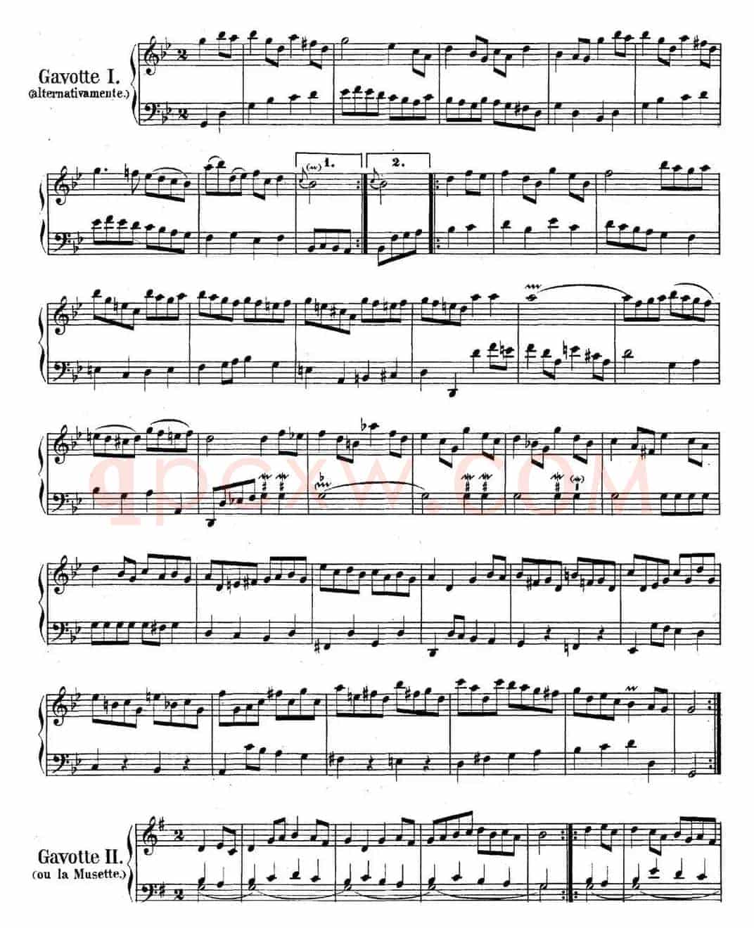 英国组曲No.3 巴赫 g小调 3rd Suite BWV 808
