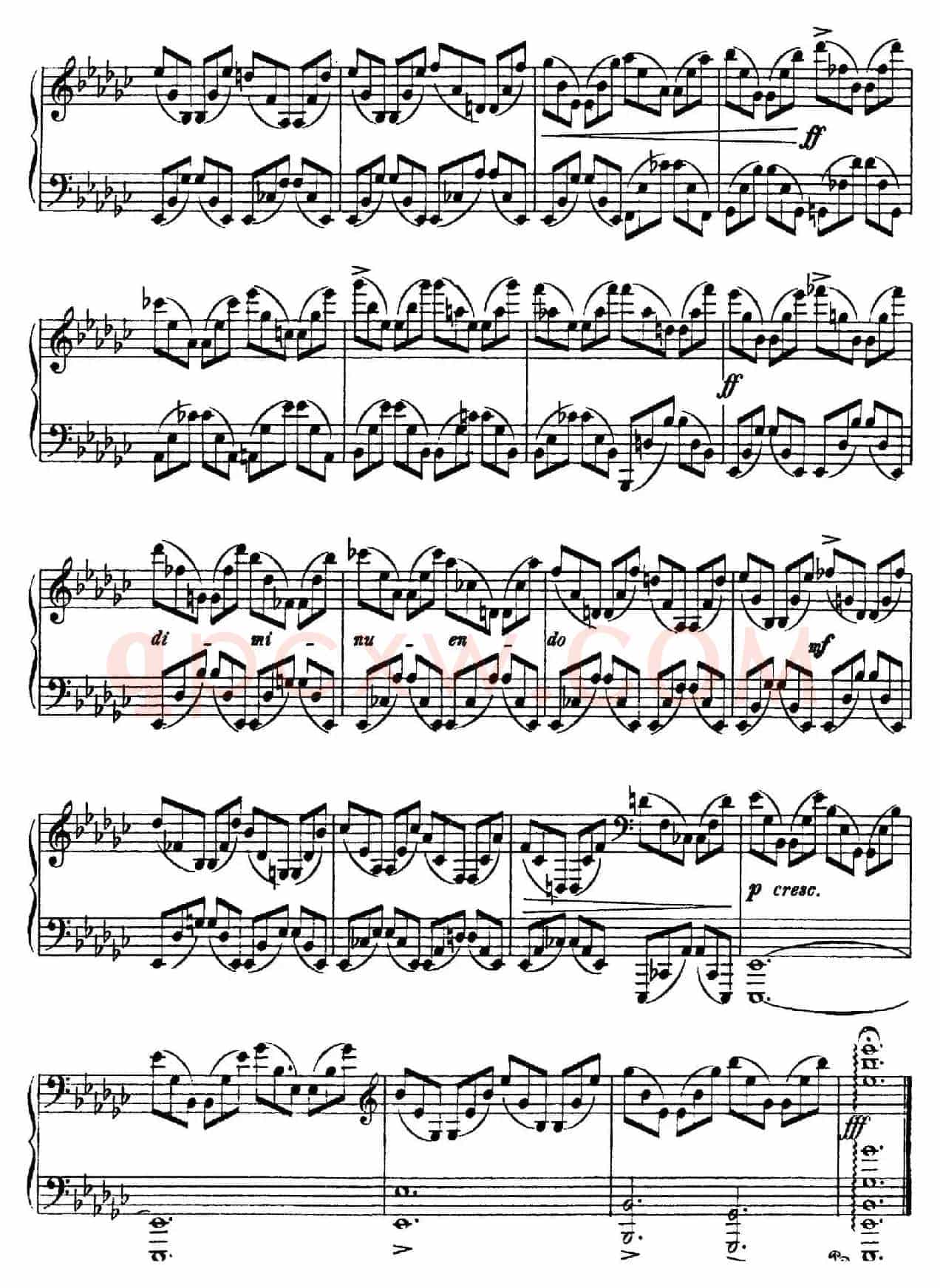Quatre Etudes Op.41 Op.2(4首练习曲·3)