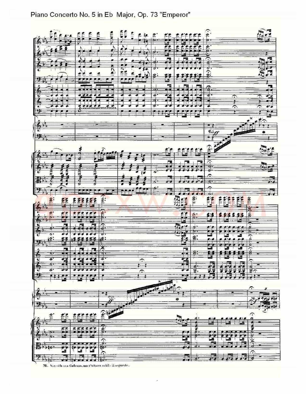 Eb大调钢琴第五协奏曲 Op.73“皇帝” 第一乐章（二）