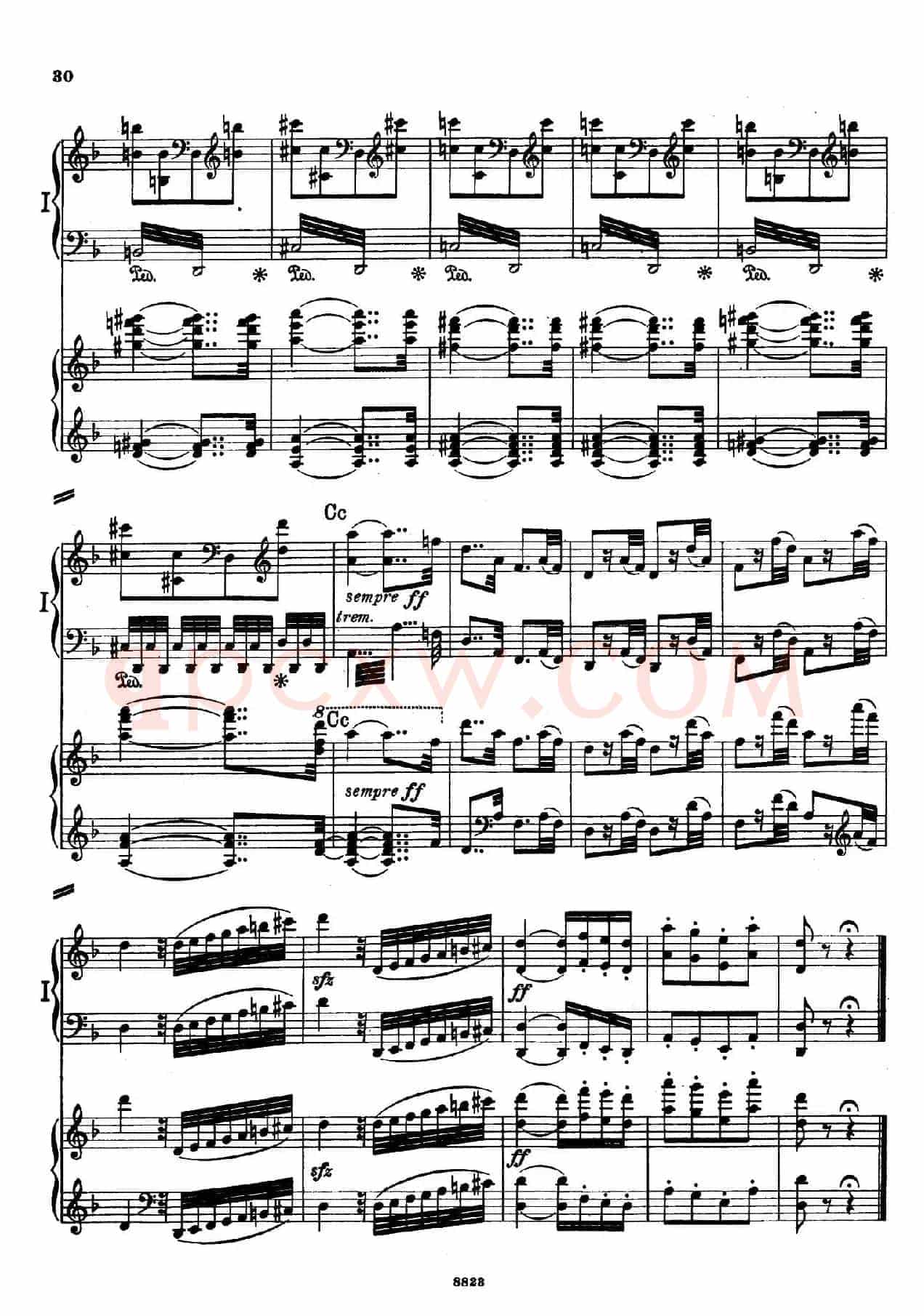 d小调第九交响曲 Op.125(双钢琴P23——32)