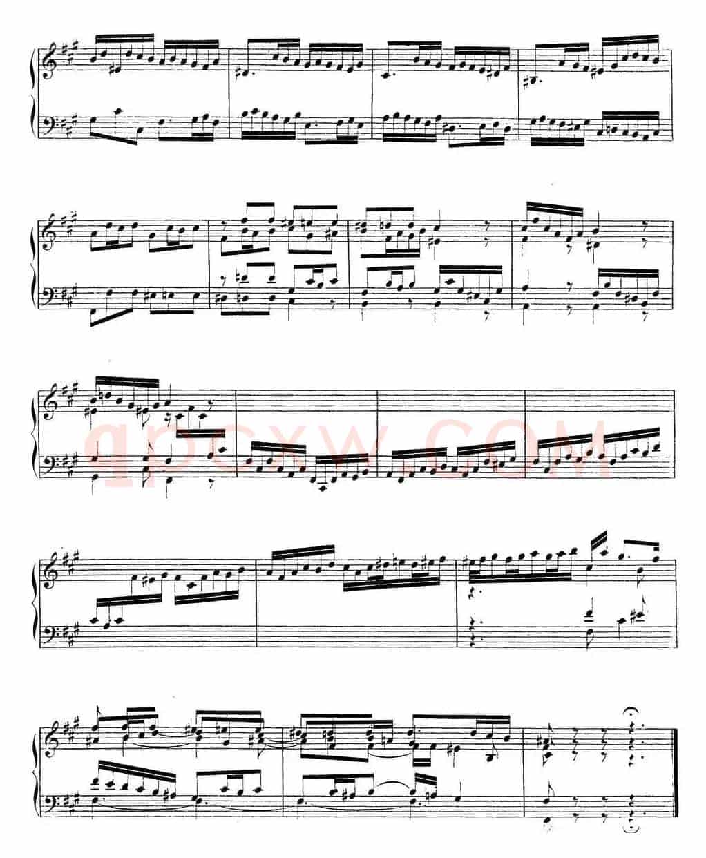 Toccata BWV 910(7首托卡塔·No.1 #F小调)