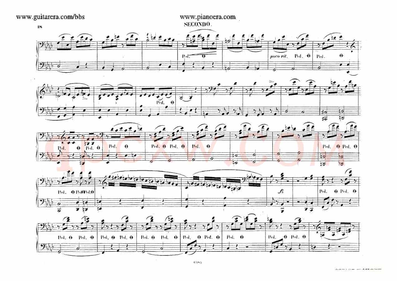 Piano Concerto No.2 in f Minor Op.21(f小调第二钢琴协奏曲·四手联弹版)