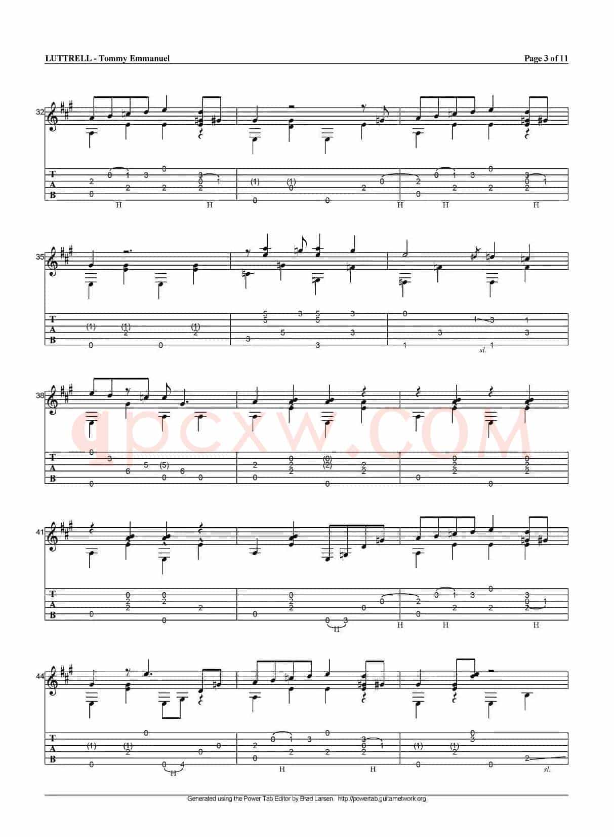 tommy emmanuel：luttrell（指弹吉他）
