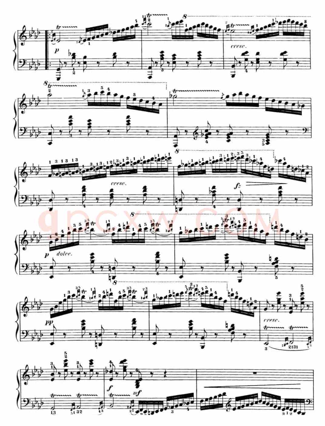50首车尔尼Op.740钢琴手指灵巧技术练习曲（NO.48）