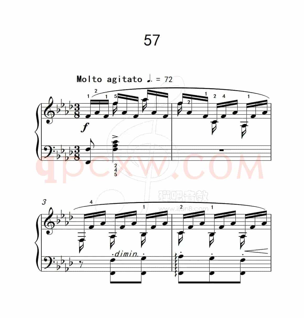 练习曲 57（克拉莫钢琴练习曲60首）