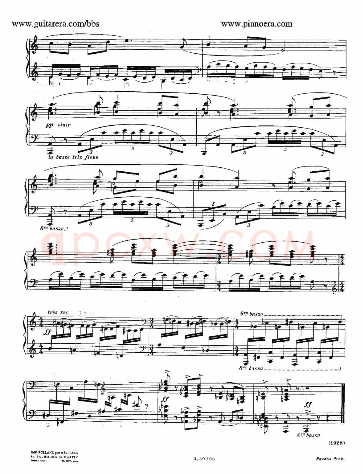 Trois Pieces(3首小品·3)