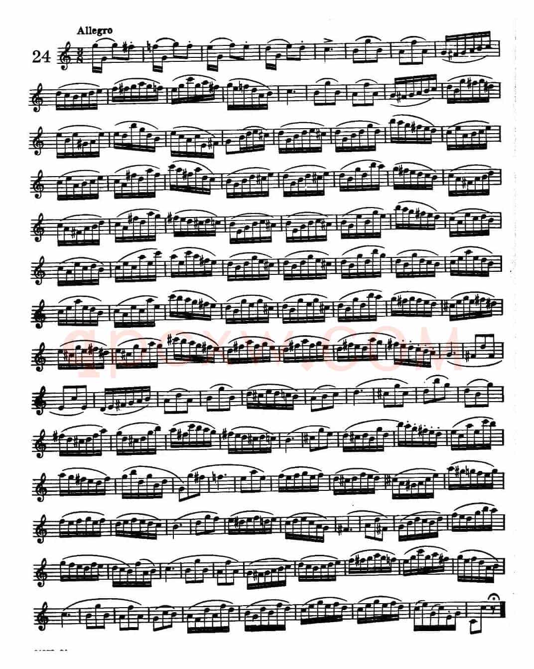 25 Daily Exercices for Saxophone（18—25）