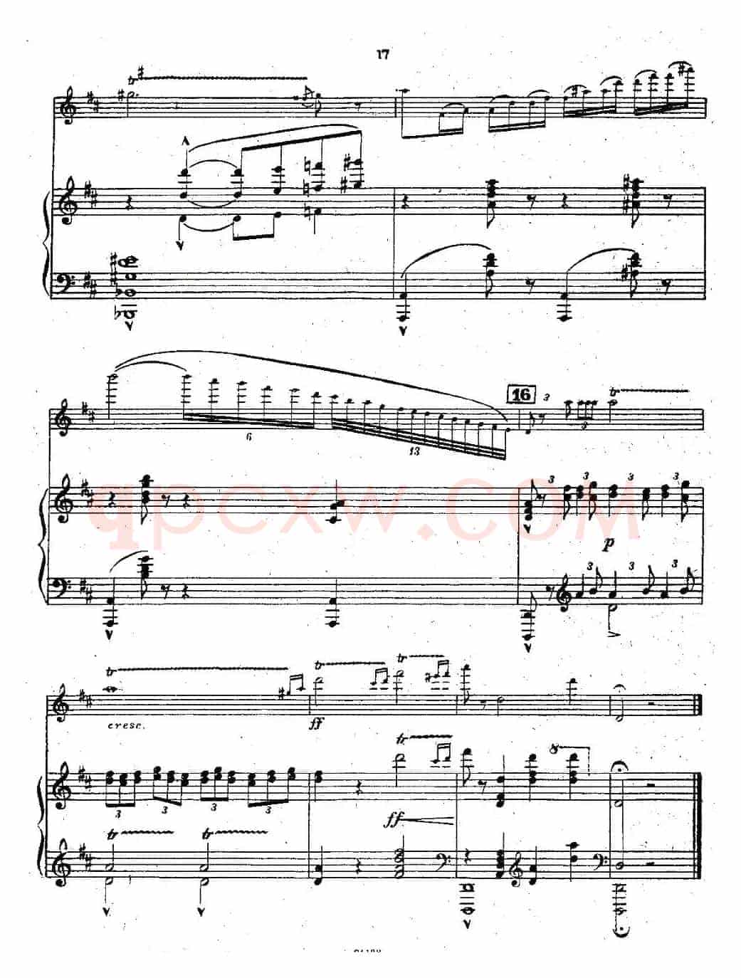 Chaminade Flute Concertino（莎米纳德长笛协奏曲）